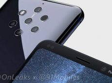 Finalni dizajn petostruke primarne kamere na Nokia 9 uređaju